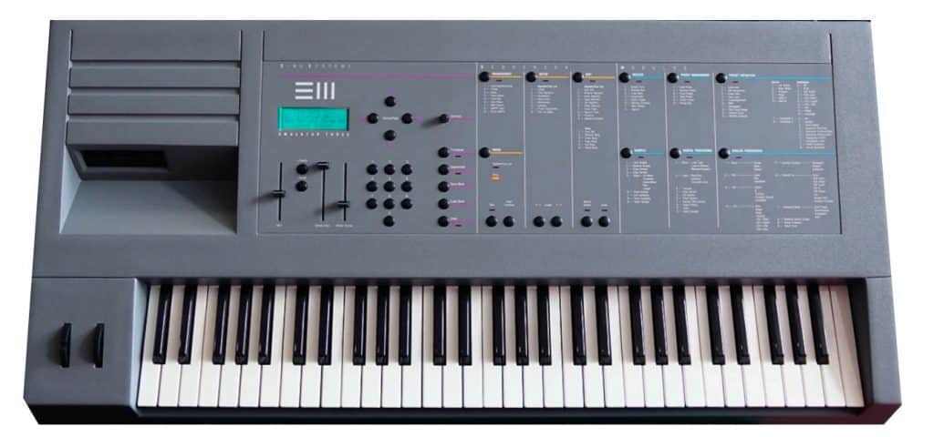 The incredibly 80's vibe of the E-mu Eumulater 3.